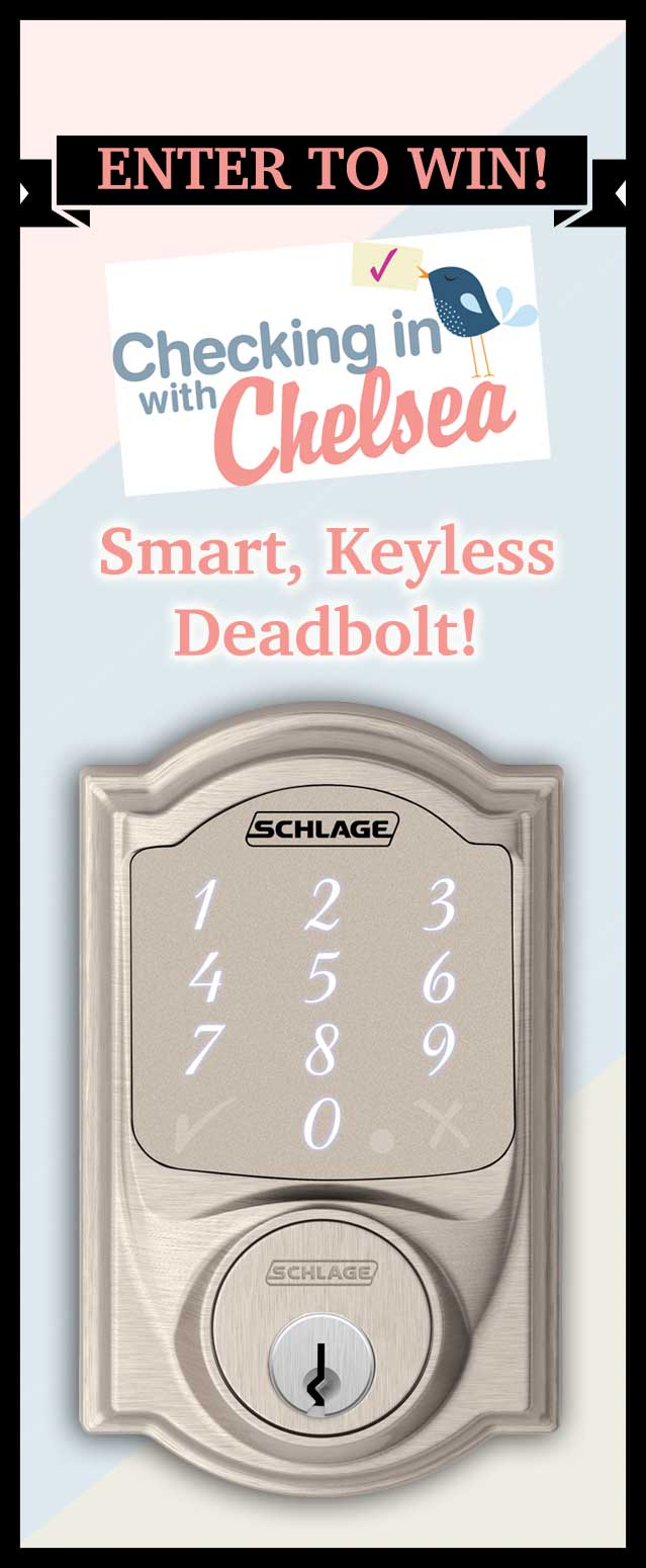 Schlage Sense Deadbolt Giveaway Pin