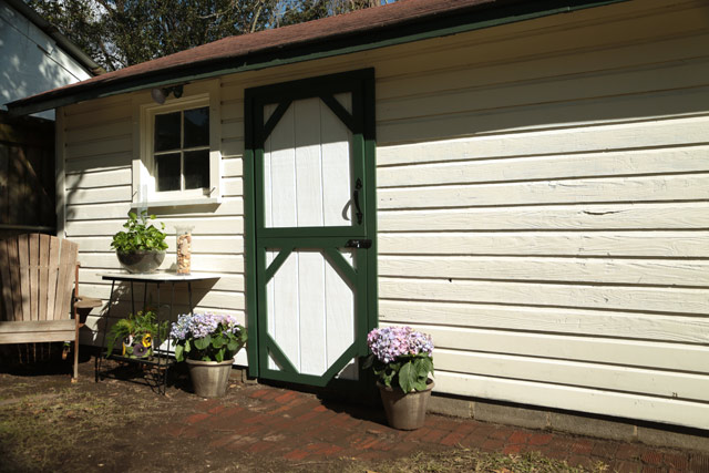 Closed Dutch-Style Shed Door