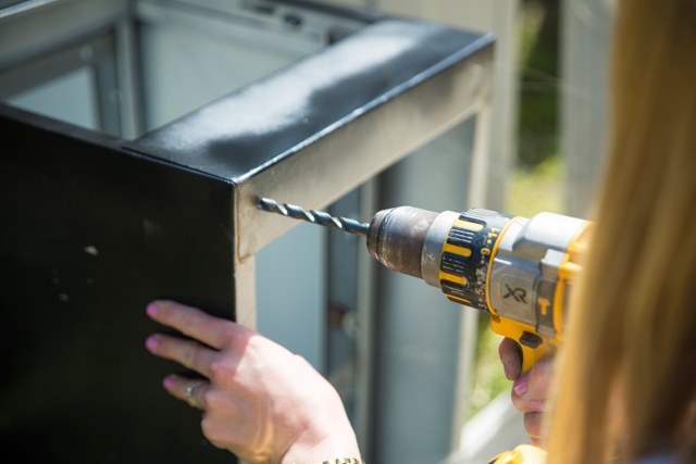 Drilling Holes for Casters