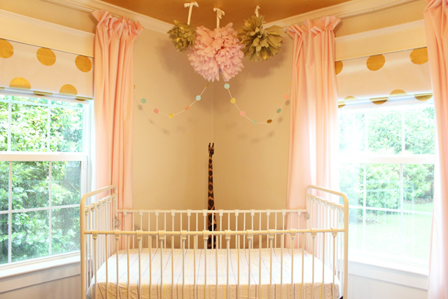 Nursery After Hanging Garland