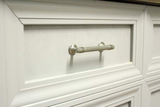 Satin Nickel Dresser Drawer Pulls from Amerock