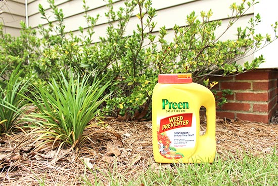 Preen Used to Prevent Weeds in Flower Beds