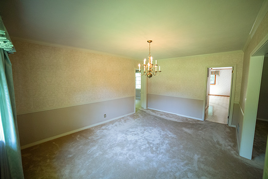 Dining Room View from Living Room