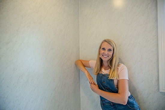 Faux Marble Bathroom Walls