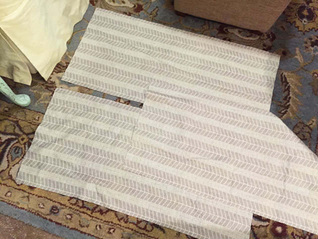 gray greek chevron fabric pattern 