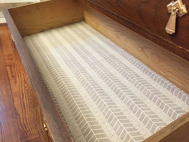 Fabric Dresser Drawer Liner Complete