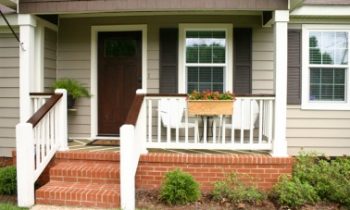 Front Porch After Cleaning and Painting