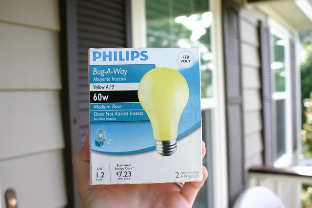 Bug-A-Way Yellow Light Bulbs in Box