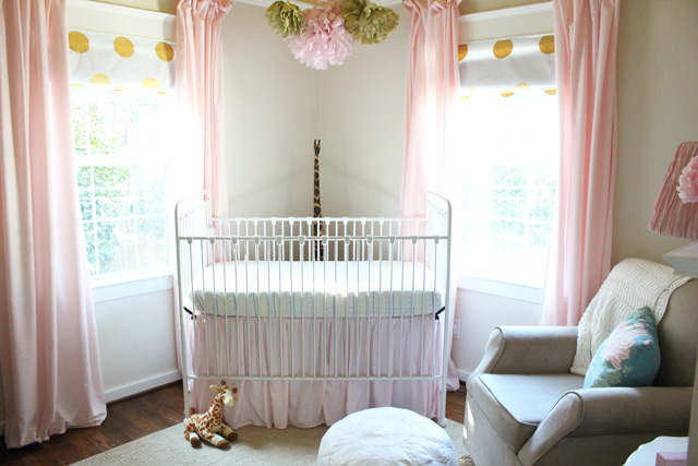 Mary Helen's Pink and White Girl Nursery