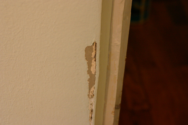 Hole in Wall at Door Frame