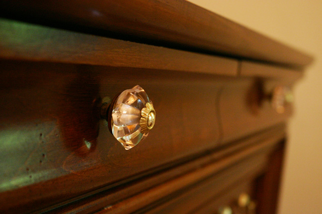 Pink Glass Knob On Dresser Checking In With Chelsea