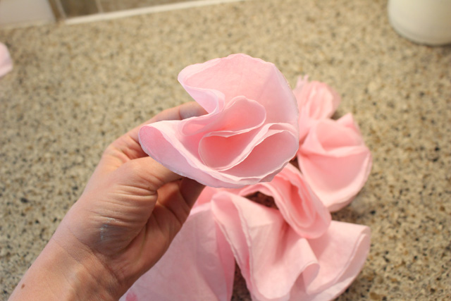 Coffee Filter Paper Flower