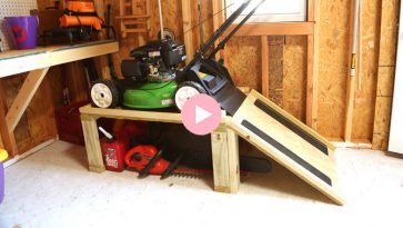 Lawn Mower Storage Caddy Complete