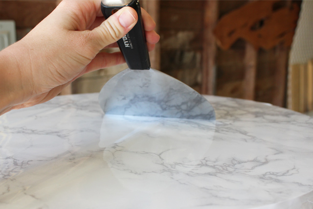 Smoothing Wrinkles with Drywall Knife