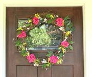 Summertime Floral Wreath Complete