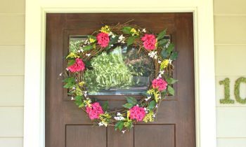 Summertime Floral Wreath Complete