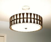 Cutler Light Fixture After Completed Installation cirus collection