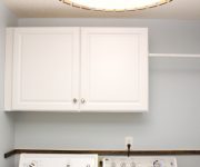 Completed Cabinet Installation in Laundry Room