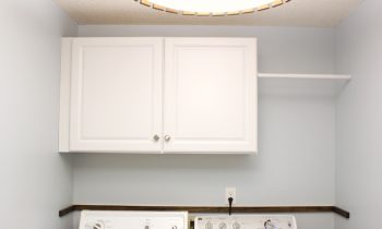 Completed Cabinet Installation in Laundry Room