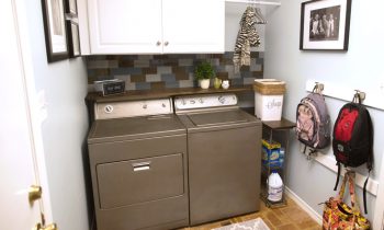 Completed Laundry Room Makeover Reveal
