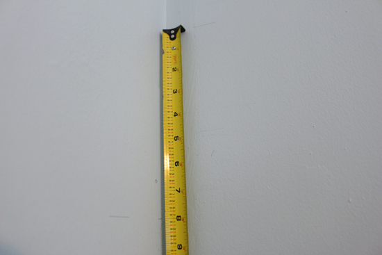 Measuring and Marking for Shelf Installation