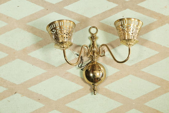 Brass Wall Sconce from ReStore