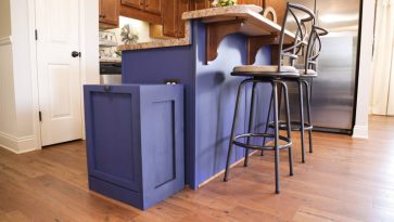 DIY Trash Can Cabinet Plans