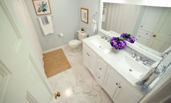 Marble Bathroom Updated Makeover Complete