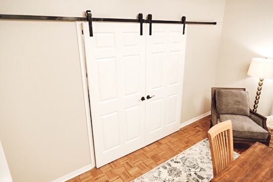 6 Panel Doors Used With Barn Door Hardware Checking In With Chelsea