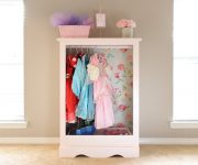 Make a Dresser into Closet for Dress Up Clothes