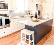 White Kitchen Cabinet Updated Makeover