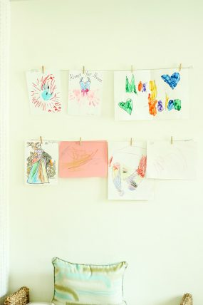 DIY Artwork Display Wire - Checking In With Chelsea