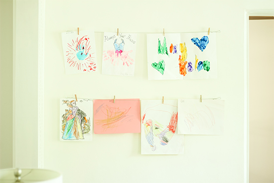 How To Hang Children Artwork on Wall