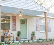 Painting Brick House for Cozy Curb Appeal