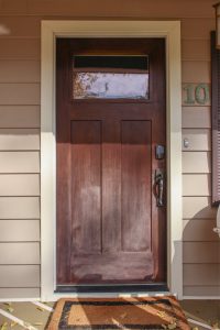 How to Paint a Door to Look Like Wood - Checking In With Chelsea