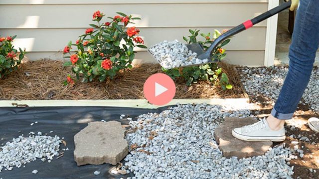How-To Video Creating Easy DIY Gravel Walkway or Driveway