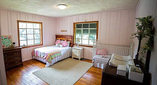 Toddler and Baby Shared Girl Bedroom