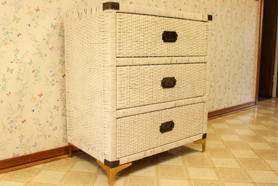 White Wicker Dresser Pictures for Selling Online