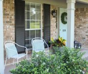 Completed $200 Front Porch Makeover