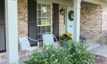 Completed $200 Front Porch Makeover