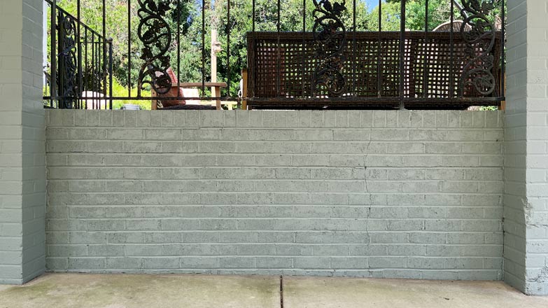 Brick Retaining Wall How to Waterproof and Paint