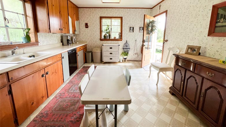 1950s Ranch Kitchen Before Renovation 
