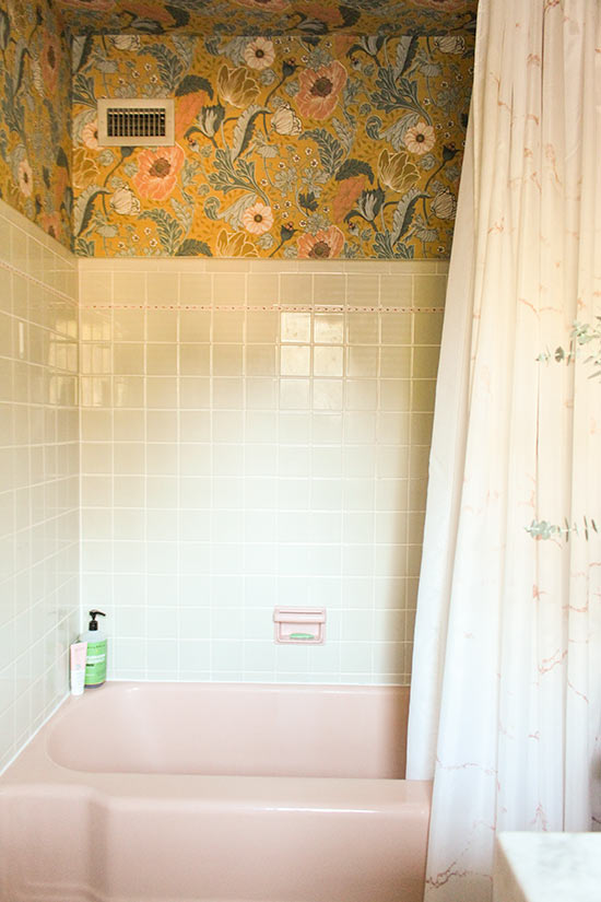 Extra Long Shower Curtain Makes Bathroom Feel Larger