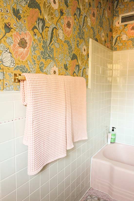 How to Make a Pink Tub Look Cool - Checking In With Chelsea