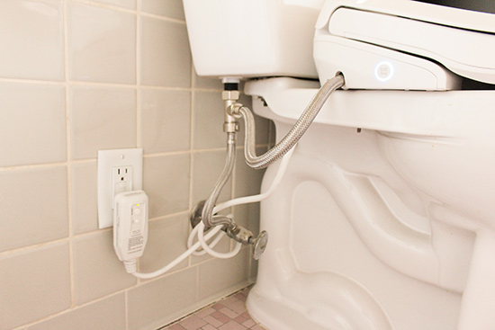 Water and Power Supply for Soft Spa Bidet Seat